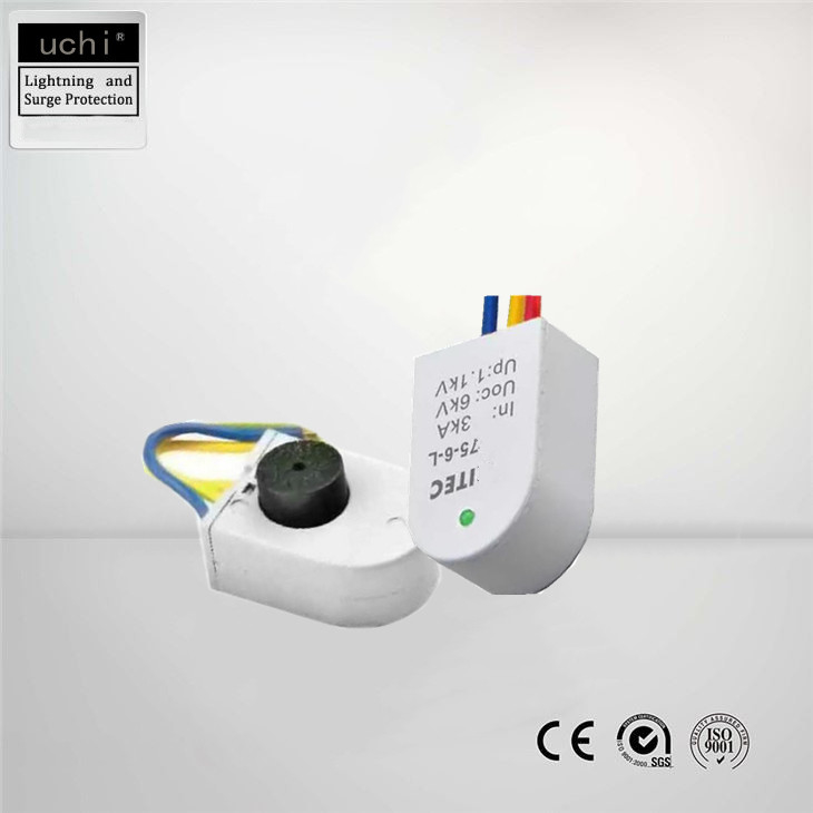 Type efficace élevé 3 matériel UL94-V0 thermoplastique de dispositif de protection de montée subite de LED