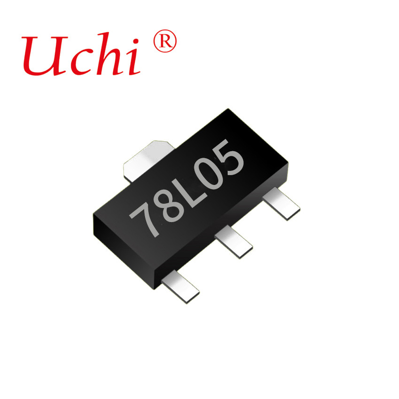 SOT89-3 78L05 Régulateurs de tension 5v Encapsulés en plastique