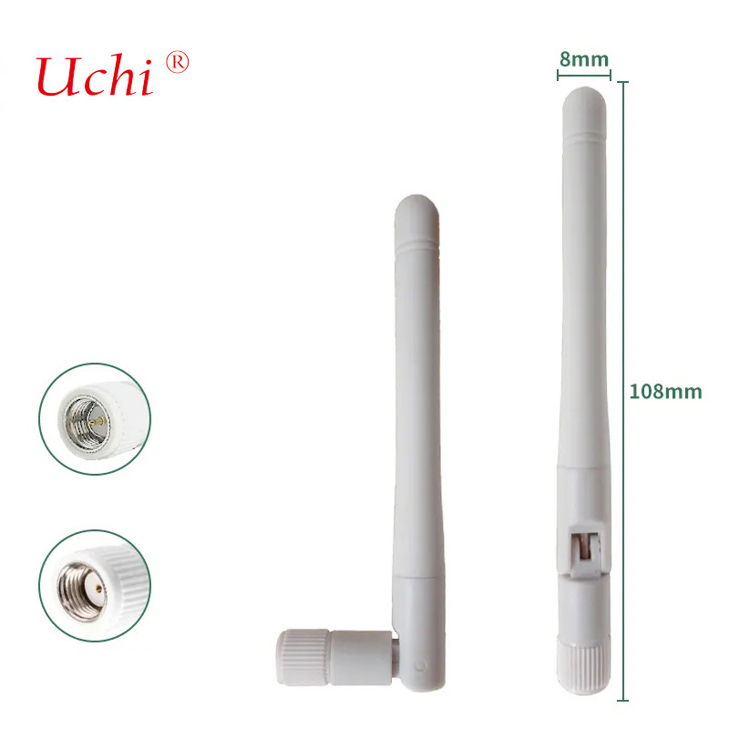 WIFI 2.4G Antenne pliable Porte d'accès sans fil Module de carte AP Externe Omnidirectionnelle à gain élevé 2dbi Collage Stick Split Antenne