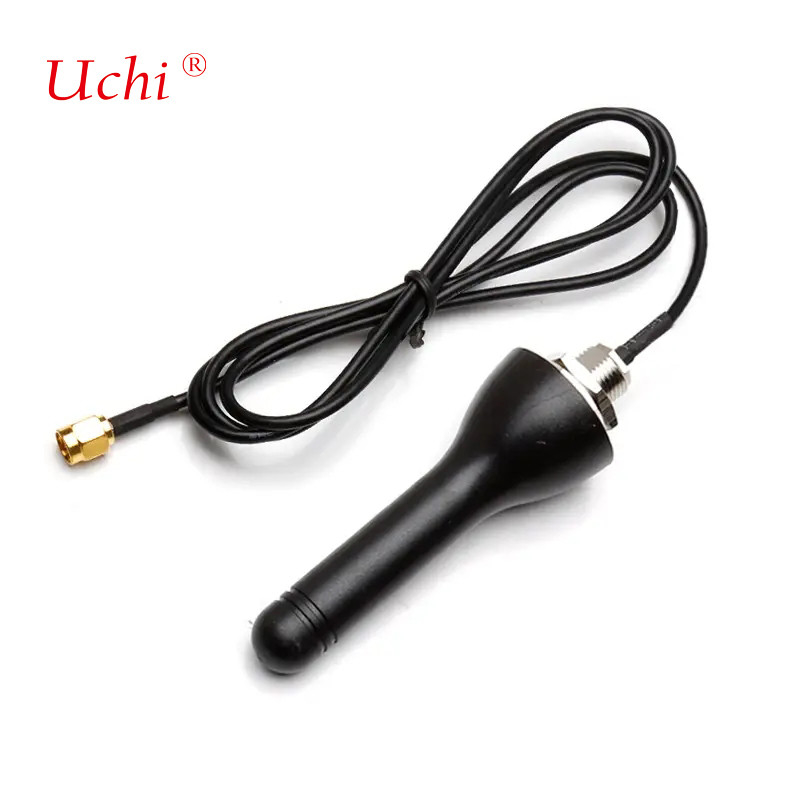 80mm 2.4GHz External Waterproof ABS Rubber Duck Antenne Wifi Pour une polarisation verticale SMA