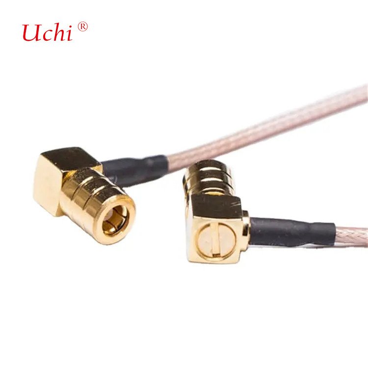 90 degrés SMB mâle à angle mâle prise féminine avec câble coaxial RG316 50ohm