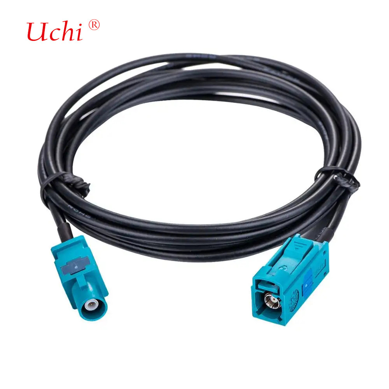 Caméra de voiture GPS Antenne d'extension Fakra Z câble avec Fakra Z femme à femme prise jack RG174 5M Pigtail Fakra câble