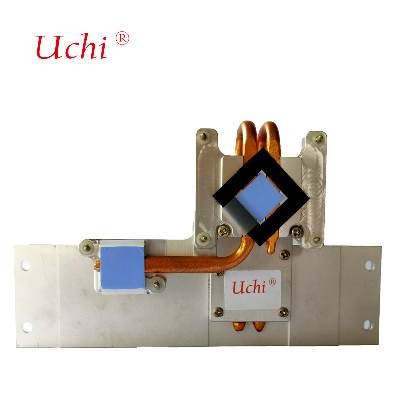 Fraisage CNC d'extrusions d'aluminium pour radiateurs à caloducs utilisés dans le refroidissement des aquariums