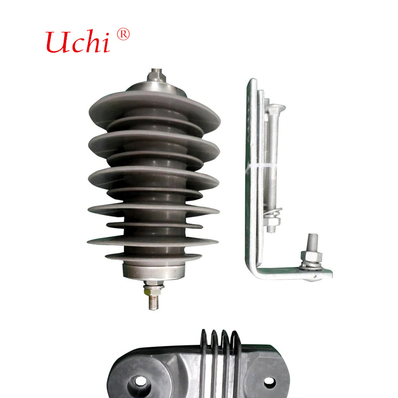 Type de distribution Oxyde métallique Polymère éclair 10kv Surge Arrester