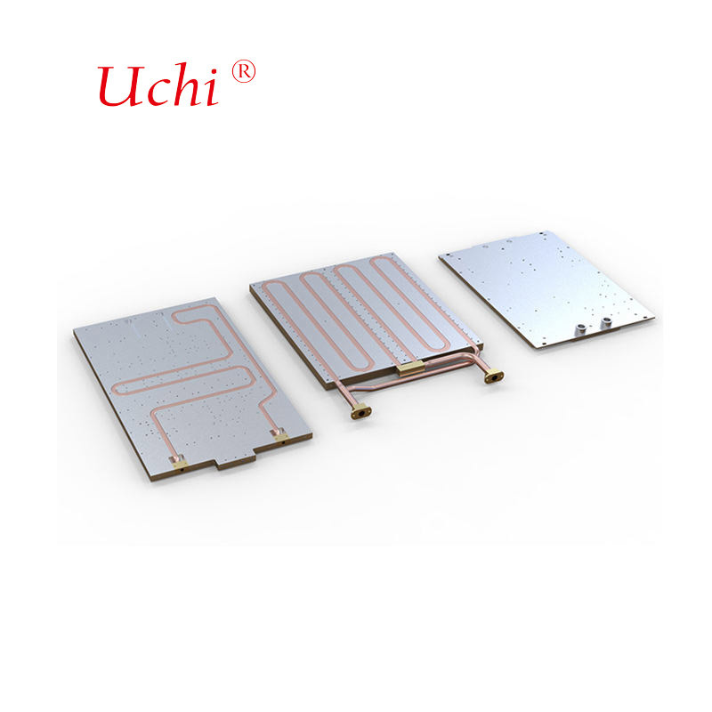 Plaque froide Aavid pour VE électriques, plaque froide liquide en aluminium pour bloc de refroidissement par eau