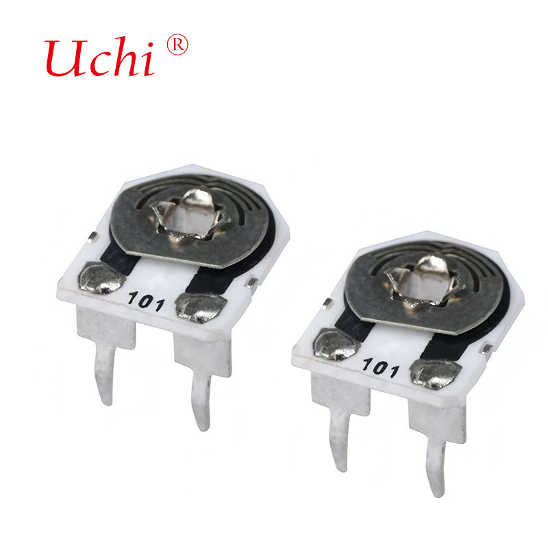 Potentiomètre monoculaire W206 en métal et verre émaillé, potentiomètre de réglage 0,25 watt