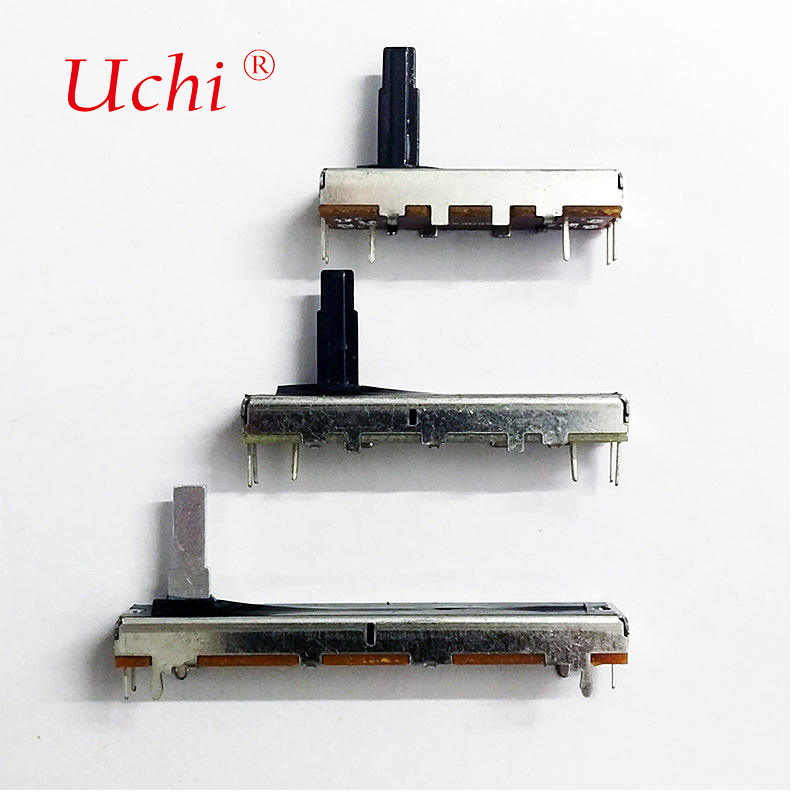 WH3012P 30 mm 45 mm Stéréo double potentiomètre coulissant B10K potentiomètre coulissant de voyage