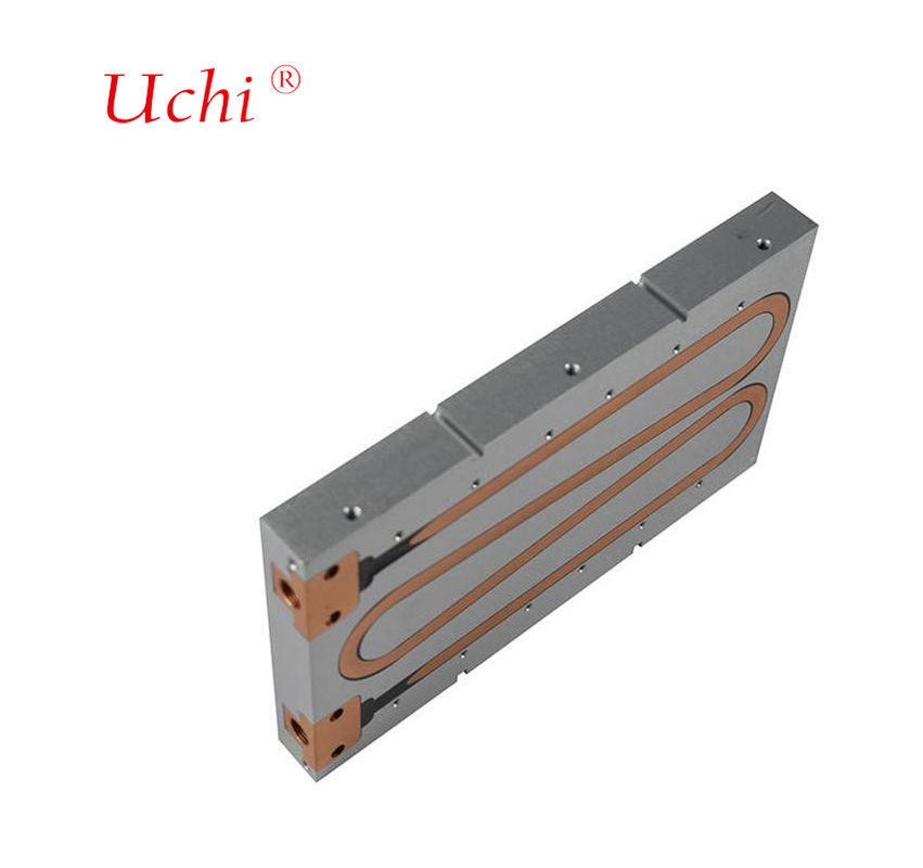 Refroidisseur liquide à bloc refroidi par eau de 30 mm personnalisé en alliage d'aluminium