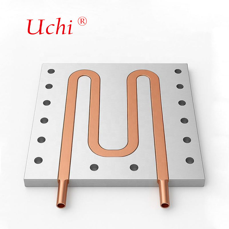 Plaque de refroidissement à l'eau à l'usinage CNC Bloc de refroidissement à l'eau liquide