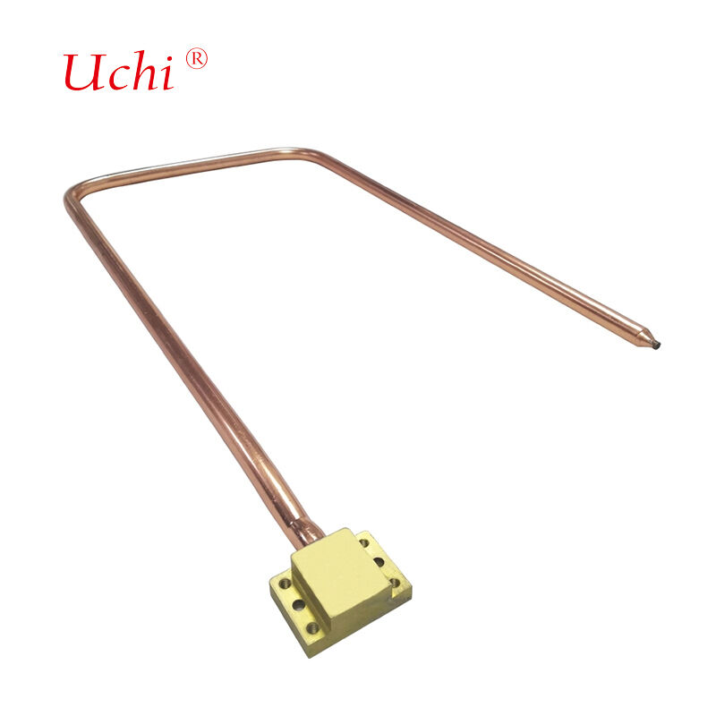 Pipe de chaleur courbée à angle droit refroidie par liquide en cuivre