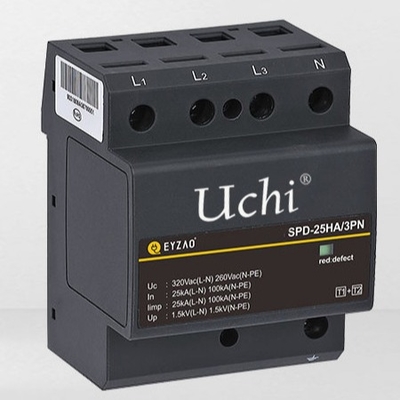 Le protecteur de surtension unique des MOUVEMENTS 25kA SPD a intégré la classe 1 + 2