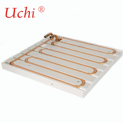 plat de usinage de refroidissement par l'eau de la commande numérique par ordinateur 1200W, plat froid liquide en aluminium