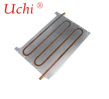 La commande numérique par ordinateur froide de refroidissement par liquide frigorifiée de plat de l'eau électronique a usiné