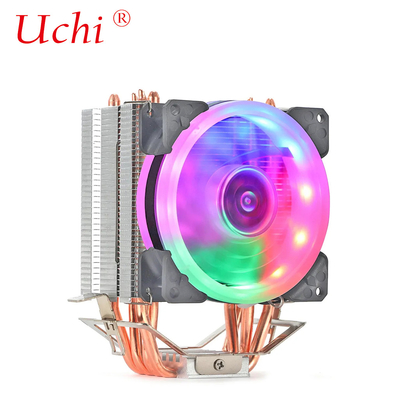 4 refroidissement du radiateur par tuyau de chauffage en cuivre Pour ordinateur CPU Intel I3 I5 I7 LGA1150 1156 1200 1366 1700 2011 AMD AM4 AM5 Cooler