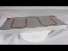 Appareils industriels radiateur à tube de cuivre à profil aluminium, radiateur à plaque à haute puissance à refroidissement par eau